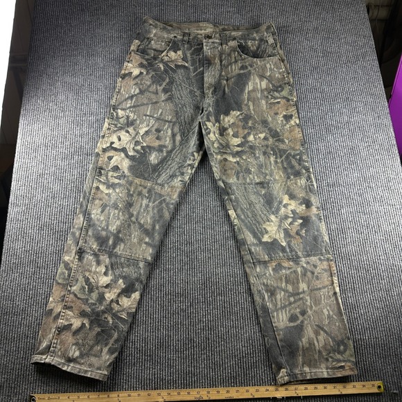 Wrangler Other - Wrangler Authentics Mens Camo Double Knee Jeans 38x34 97GRICM Real Tree Hunting